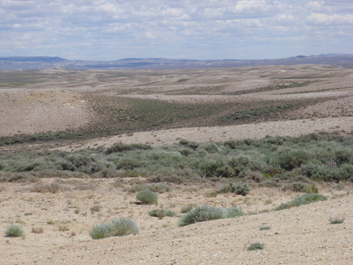 Standing on Continental Divide Crossing #12.